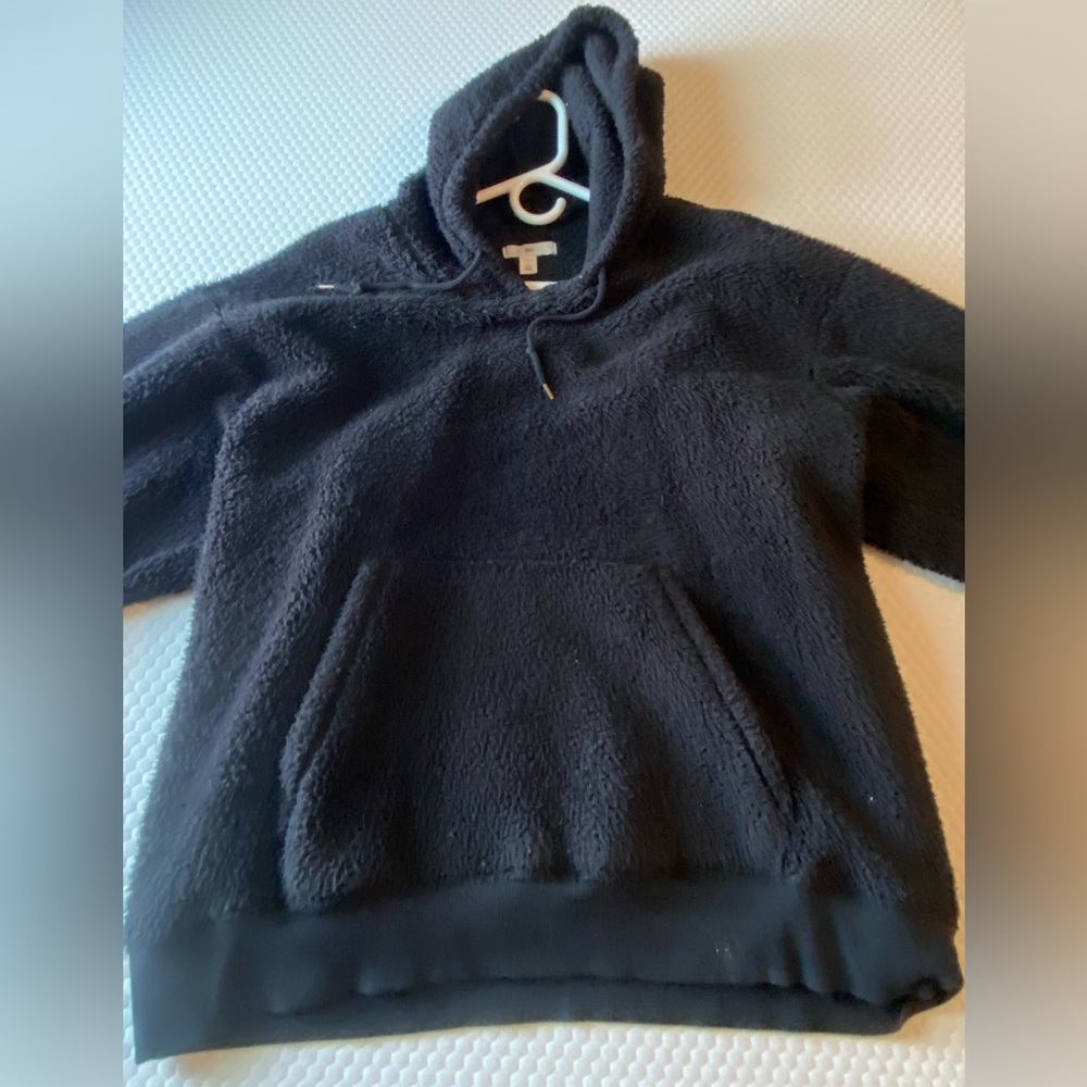 Black Fuzzy hoodie